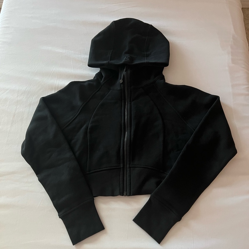 LuluLemon Cropped Scuba Full Zip